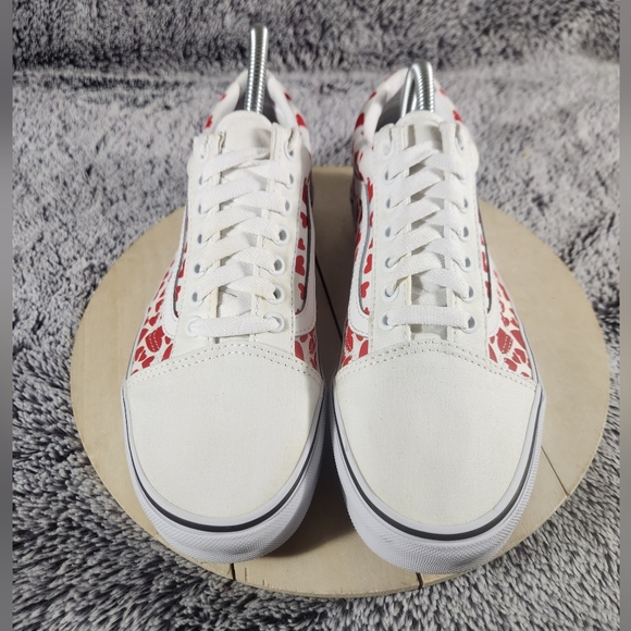 Vans Old Skool Valentines Hearts Sneakers Women's 9.5 - Picture 3 of 9
